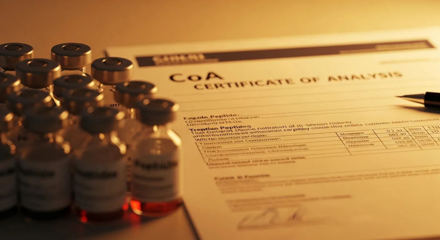Certificate of Analysis Peptides: Complete Guide for Research Quality — featured illustration
