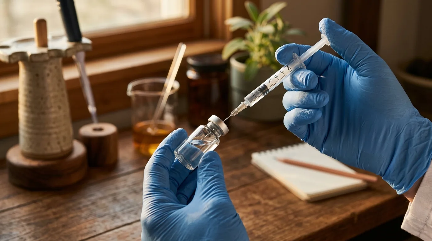 What Happens If You Shake a Peptide Vial? Why Swirling Matters — featured illustration